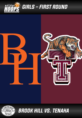2025 Holiday Hoops (G): Tenaha vs. Brook Hill