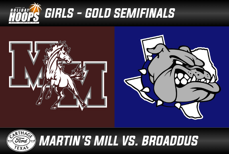 2025 Holiday Hoops (G) Gold Semifinals: Martin's Mill vs. Broaddus