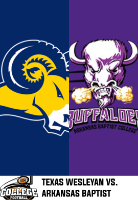 CFB: Texas Wesleyan vs. Arkansas Baptist