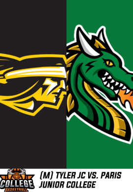 MBKB: Tyler Junior College vs. Paris Junior College